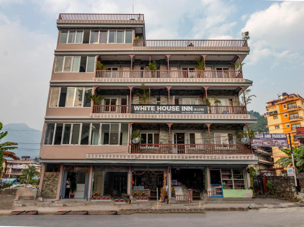 Oyo 254 White House In Hotel Pokhara Exterior foto